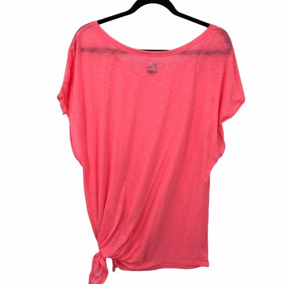Old Navy Neon Pink Side Tie Lightweight Top XXL - Picture 2 of 8